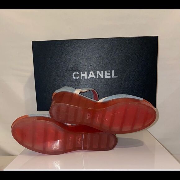 Authentic Chanel Wedges   - Picture 6 of 7